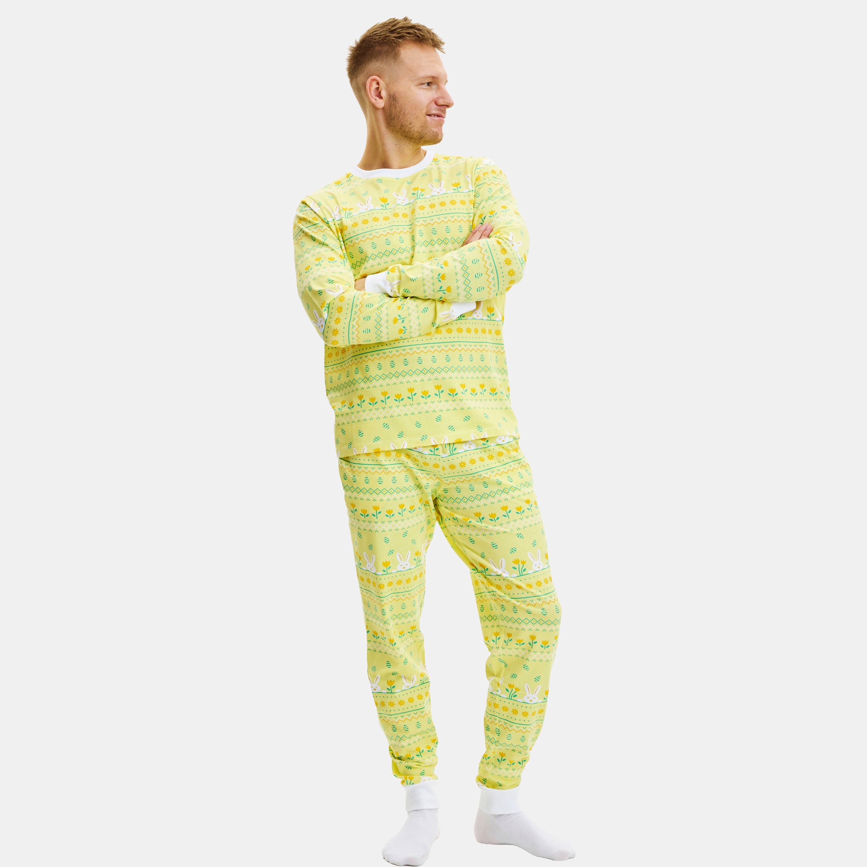 Elegant kanin påskepysj - Herre.